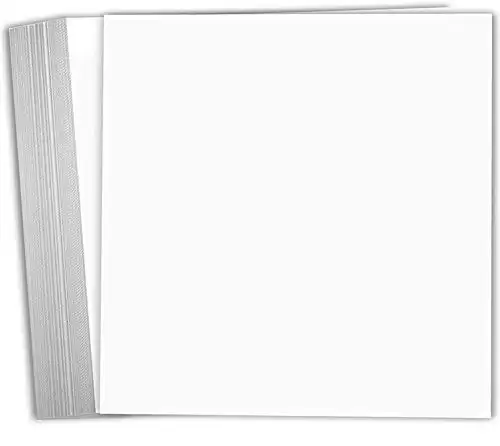 Hamilco White Cardstock 12x12 Heavy Weight 100 lb 25 Pack