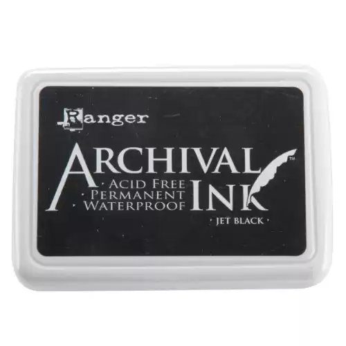 Ranger Archival Ink Pad Jet Black