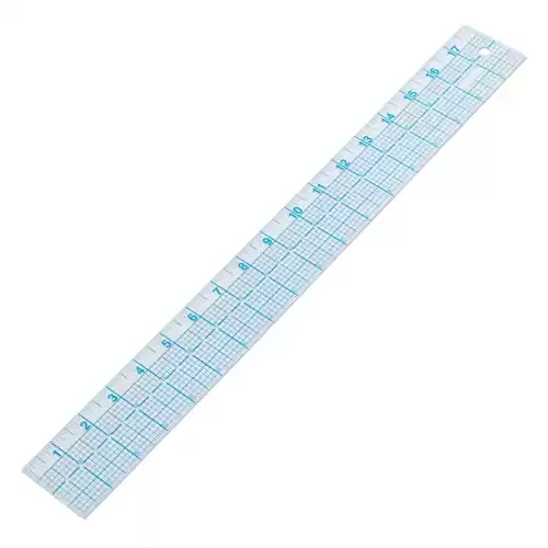 See-Thru Accurate Positioning and Marking Clear Ruler 2 x 18 inch