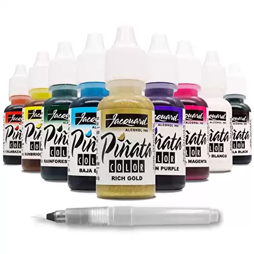 Jacquard Piñata Alcohol Ink 9 Colors - 1/2 Ounce Bottles