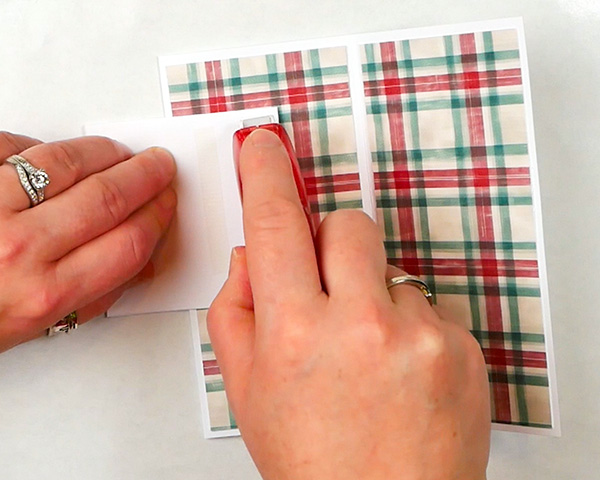 How to assemble a z-fold card