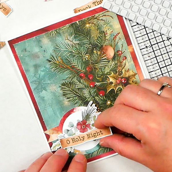 How to decorate an easel card