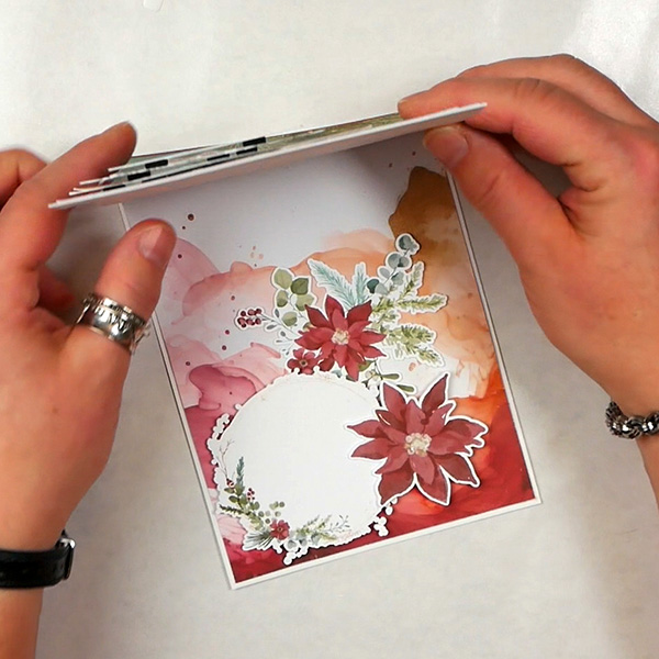 How to decorate the inside of an easel card