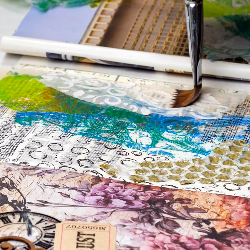 Choosing the best collage glue for your art practice