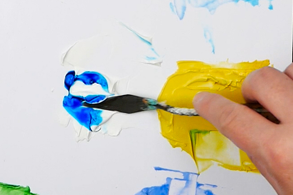 Mixing Lamy Fountain Pen Ink with Liquitex Flexible Modeling Paste