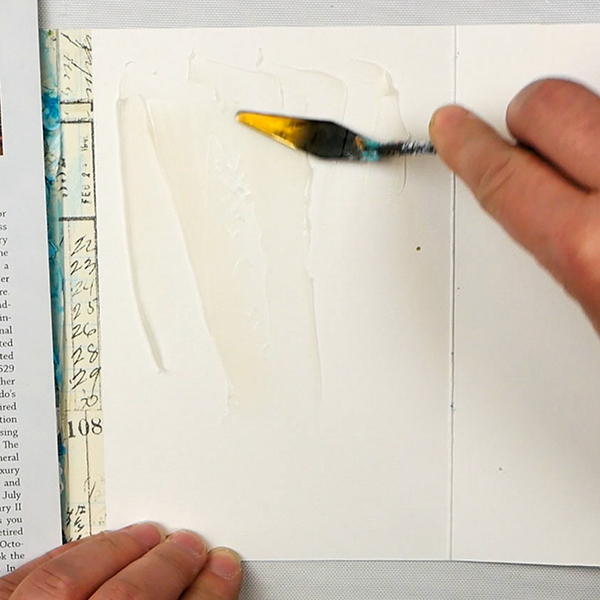 Applying Yes Paste with a Palette Knife