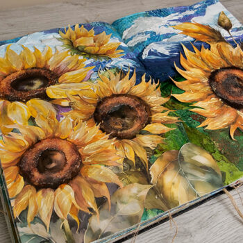 How to get the most textured collage in your art journal