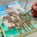 How to get past a creative block- try this amazing mixed media art journal page!
