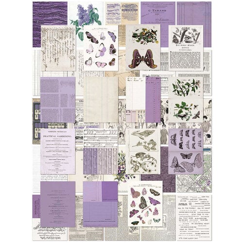 49 & Market Color Swatch Lavender Collection - Collage Sheets