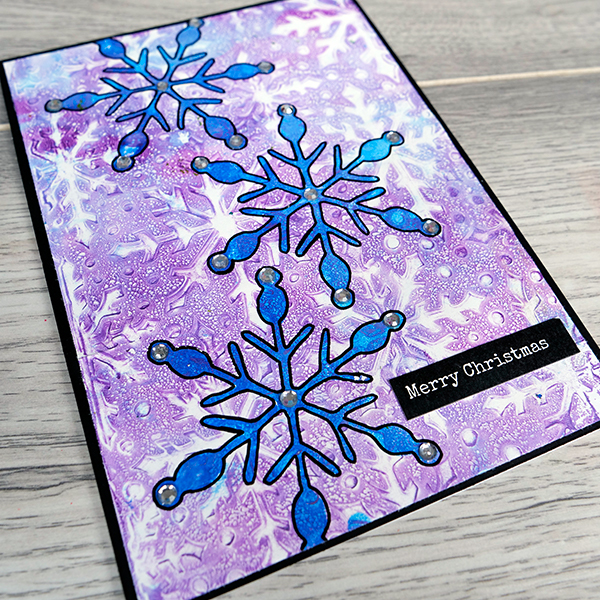 Nadine Milton's Festive and Fabulous Holiday Card Gel Print Class