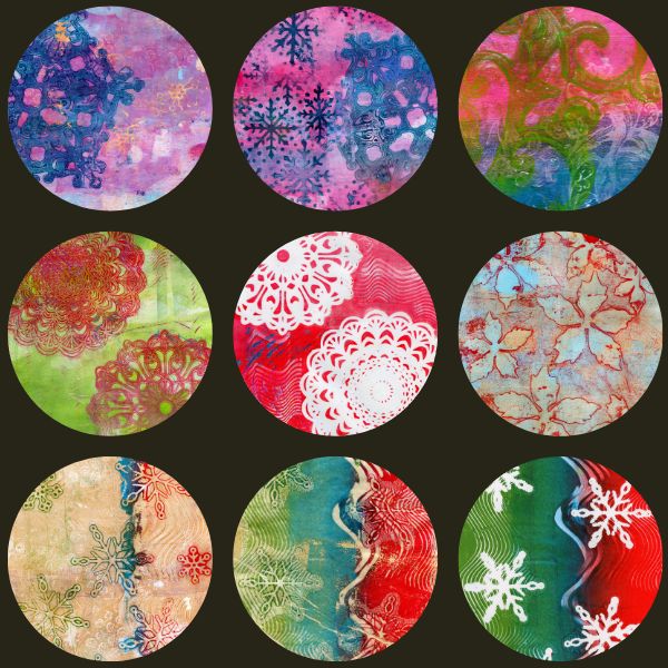 Gel Print Holiday Collection Hop-A-Long Studio