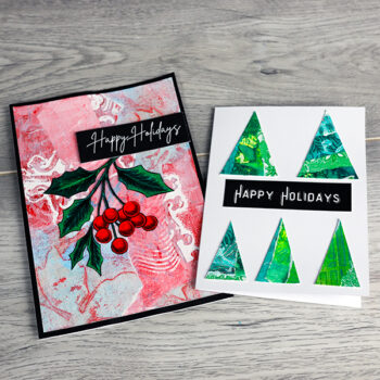 Holiday Collage Cards Designed by Nadine Milton