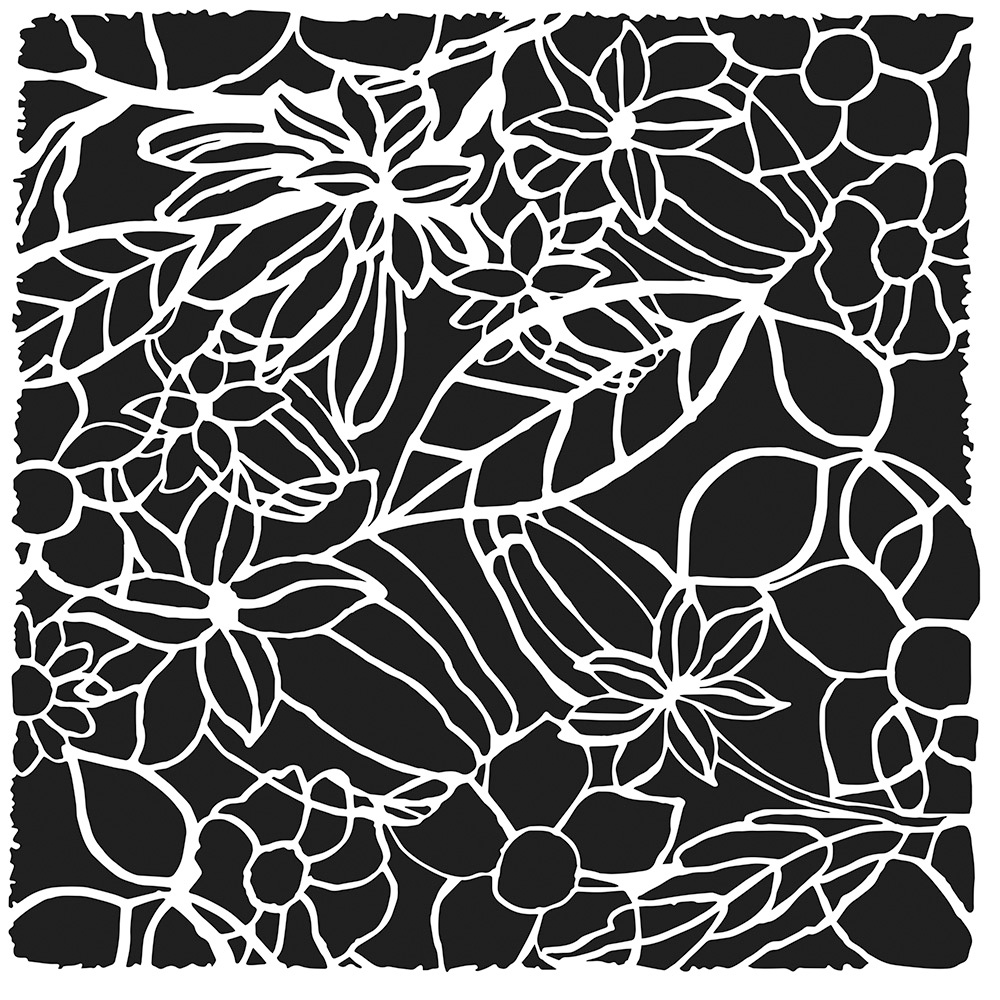 The Crafter's Workshop - 12 x 12 Stencils - Framed Garden