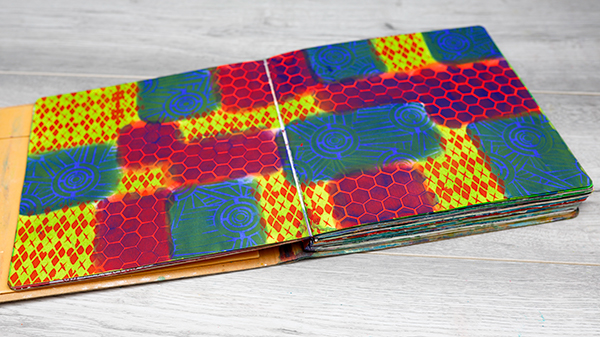 Basic Art Journaling Background by Nadine Milton