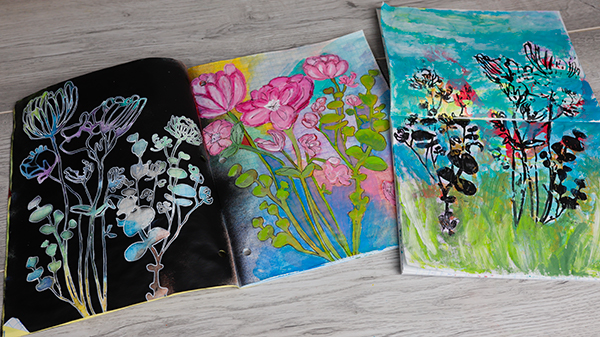 The best art journal for a tight budget- a composition journal